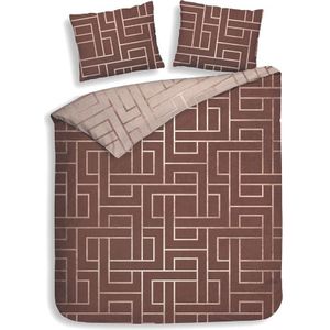 Heckettlane Roja Dekbedovertrek - Tweepersoons - Katoen - 200x200-220cm - Rood