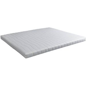 Topper Matras Hotel - 140x210 cm met Koudschuim Kern - Van Aeroplus - Comfort: Zacht - Dekbed-Discounter.nl