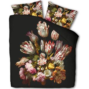 Dekbedovertrek Vintage Bouquet Dekbedovertrek - Tweepersoons (200x220 cm) - Meerkleurig Katoen - Dessin: Bloemen - Presence