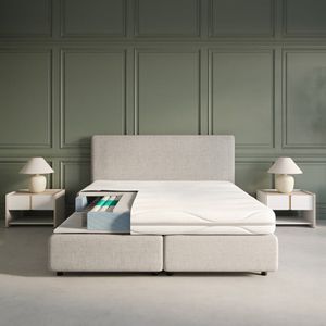 Matras Luxury Line - Pocketvering & Hybrid Koudschuim - 120x200 cm met Pocketvering & Hybride Koudschuim Kern - Van Dreamhouse - Comfort: