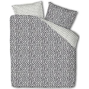 Dekbedovertrek Cheerful Whimsy - Lits-Jumeaux (240x220 Cm) - Groen Polyester-katoen - Patroon - Fresh And Co - Dekbed-Discounter.nl