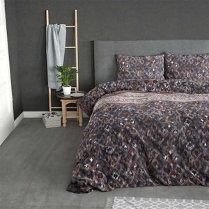 Dekbedovertrek Grace - Lits-Jumeaux (240x220 cm) - Meerkleurig Polyester-katoen - Dessin: Patroon - Sleeptime Elegance