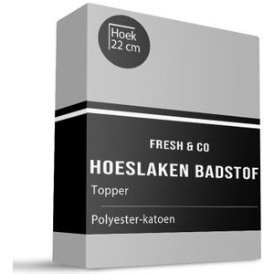 Topper - Hoeslaken - Taupe - Badstof - Fresh and Co