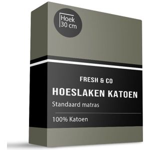 Fresh and Co - Hoeslaken - Katoen - Verkoelend - Keuze Uit Meerdere Kleuren