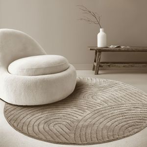 Panglao - Vloerkleed - Taupe - Hoogwaardige Kwaliteit