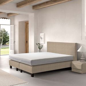 Boxspring Cloud Chill - Beige - Pocketvering - Inclusief Topper