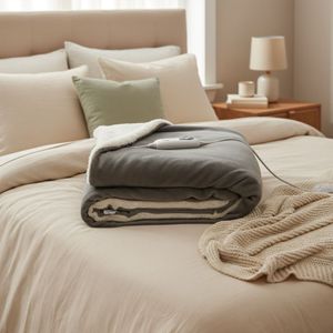 Fresh and Co - Elektrische Knuffeldeken - 160 x 120 cm - Elektrisch Deken