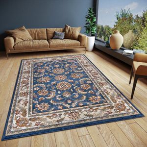 Hanse Home - Reni - Oosterse Loper - Blauw-Crème - 57 x 90 cm