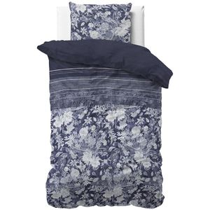 Dekbedovertrek Sophia - Eenpersoons (140x220 cm) - Meerkleurig Katoen - Dessin: Patroon - Sleeptime Elegance