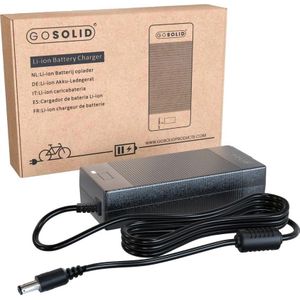 GO SOLID! Oplader geschikt voor Fongers E-Transporter N7 Elektrische Fiets