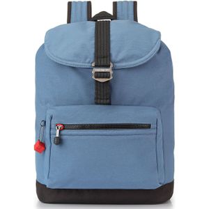 Hedgren Great American Heritage CRUSADE Drawstring Backpack RFID Denim Blue