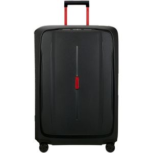 Samsonite Essens Trolley mit 4 Rollen 81cm + GRATIS HOTELGUTSCHEIN Charcoal/Red