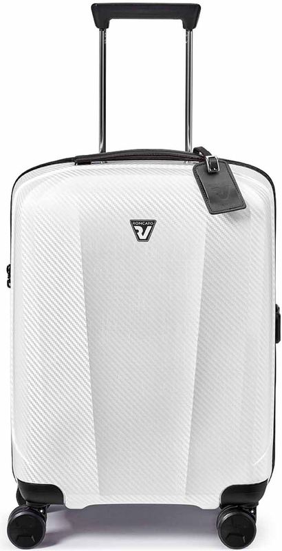 Roncato WE ARE GLAM Cabin Trolley S 4R Weiß/Black