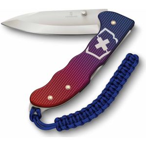 Victorinox Evoke Alox Grosses Taschemesser, Klappbares Messer blau/rot