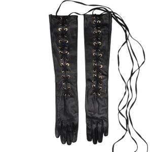 Elif Domanic - Lange Pouri Handschuhe Größe L