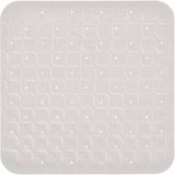 Antislip badmat beige 53 x 53 cm rubber - douchemat anti slip - antislipmat - badmat - Wasbaar en antibacterieel