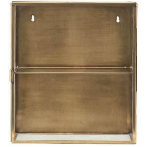 House Doctor Vitrinekast glas en messing