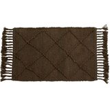 Nordal Jutan Vloerkleed S bruin/groen 60x90cm