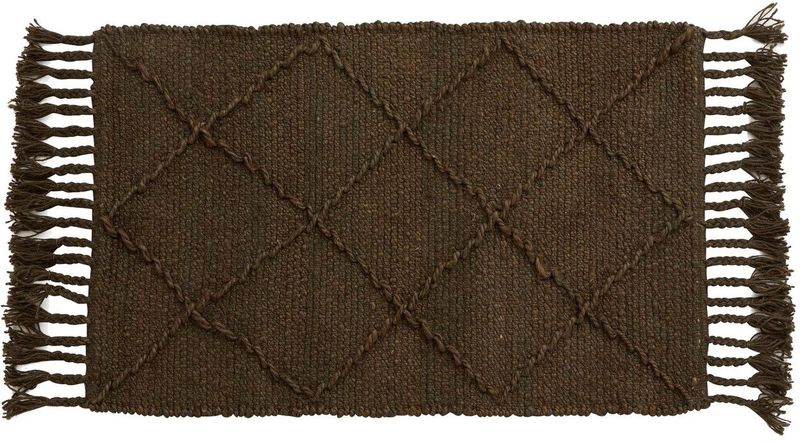 Nordal Jutan Vloerkleed S bruin/groen 60x90cm