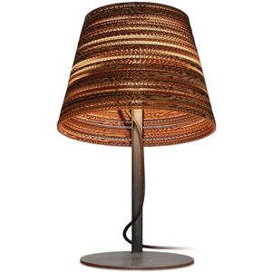 Tilt tafellamp bruin karton Ø34x24x56cm