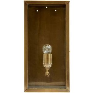 Eos buiten wandlamp - messing