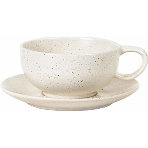 Nordic Vanilla kop met schotel 25cl- set van 6 stuks