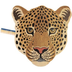 Himani Leopard head vloerkleed L - 1.45.10.070.700.5