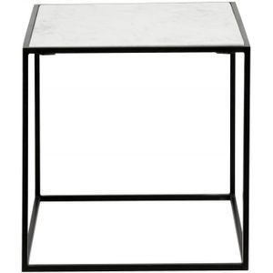 Cube bijzettafel - wit marmer S