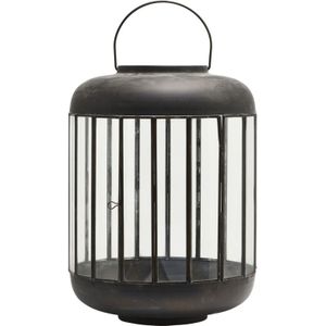 Pamal lantaarn 42cm - antiek bruin