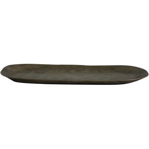 Danna dienblad vierkant - antiek messing