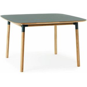 Form tafel eiken groen
