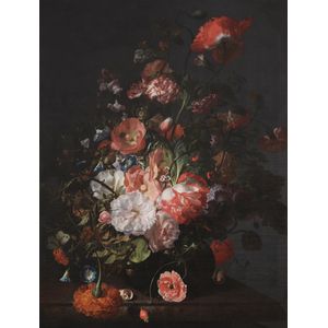 Golden age flowers behang WP-790 - 389,6x280cm