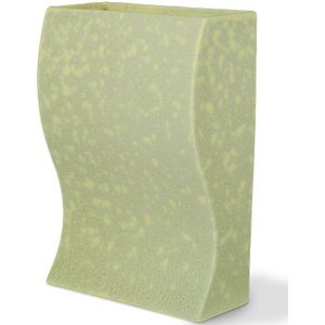 HK objects: keramieken blok  vaas - matt pistachio