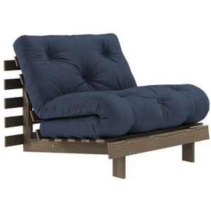 Roots 90 (slaap)fauteuil carob brown/navy - 123106737090
