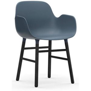 Form Armchair stoel zwart blauw - 603209