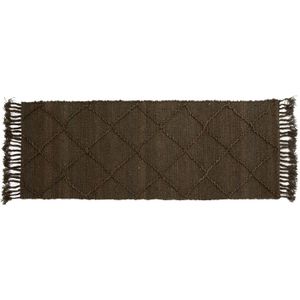 Jutan vloerkleed M bruin/groen 200x75cm  - 84423