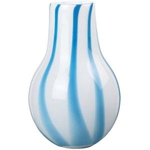 Ada vaas stripe lichtblauw Ø23,5cm - 14485061