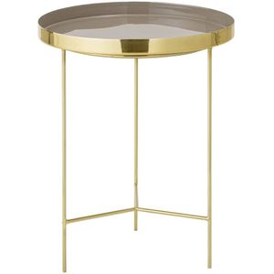Tray tafel bruin Ø40x50cm