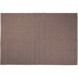 Boris vloerkleed donkerbruin - 140x200cm