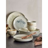 Bloomingville - Bea - Servies Set - 12 Stuks - Aardewerk