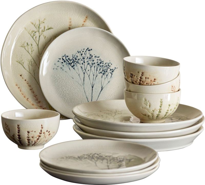 Bloomingville - Bea - Servies Set - 12 Stuks - Aardewerk