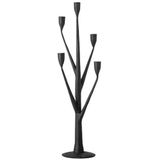 Kaarsenhouder - Zwart - Metaal