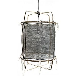 Hanglamp Z11 bamboe zwart cashmere ø48,5x72,5cm