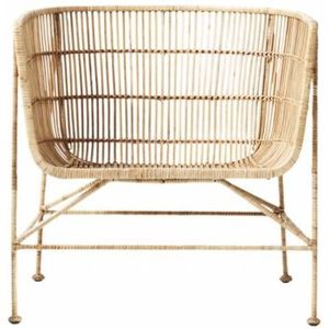 Coon natural rotan loungestoel