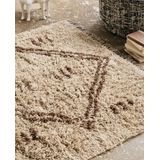 Vloerkleed - Blauw - Polyester