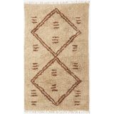 Vloerkleed - Blauw - Polyester