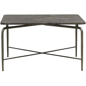 Square salontafel - bruin 80x80x45cm