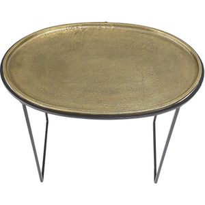 Lou Koffietafel metaal - messing
