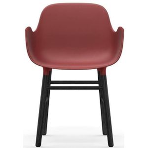 Form Armchair stoel zwart rood - 603211