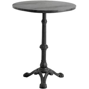 Café bijzettafel - zwart marmer